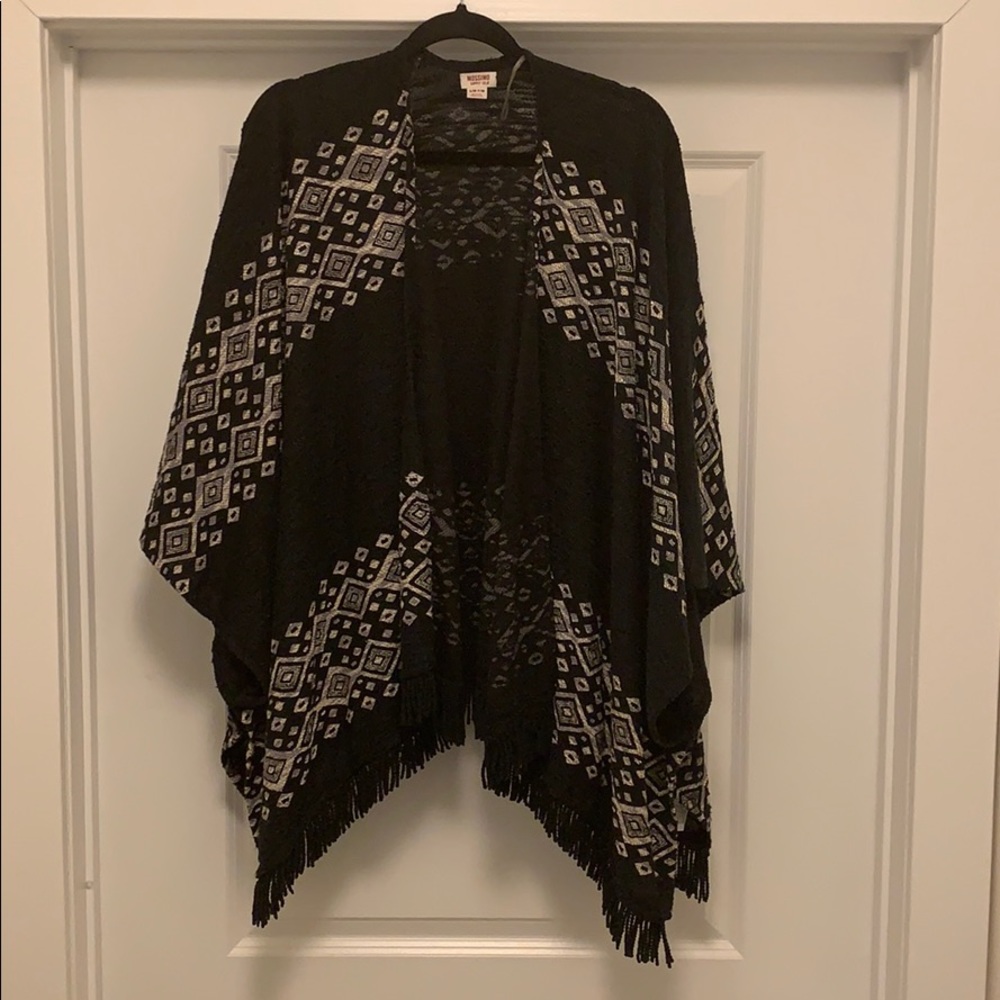 “Mossimo” Sweater Poncho
